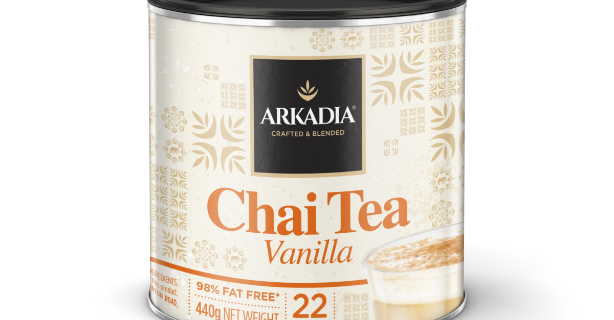 Arkadia Chai Tea Vanilla 440g Arkadia Beverages